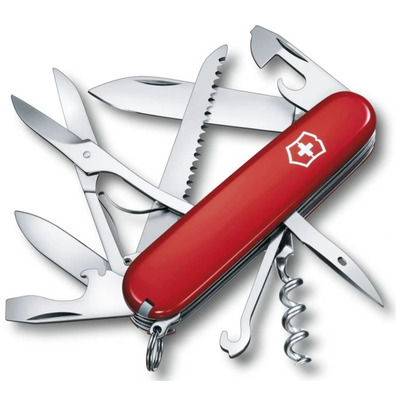 Couteau de poche Victorinox Huntsman 15 usages 91 mm Rouge