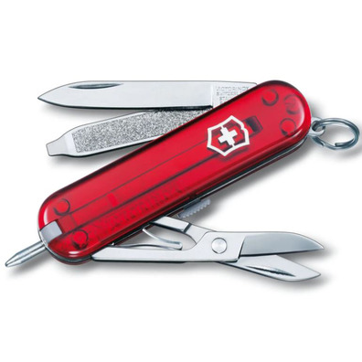 Victorinox Signature Knife 8 utilise le rouge translucide