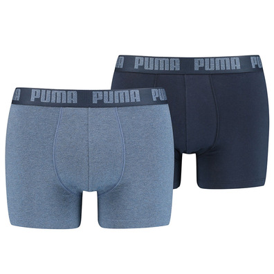 Lot de 2 boxers Puma bleu/marine