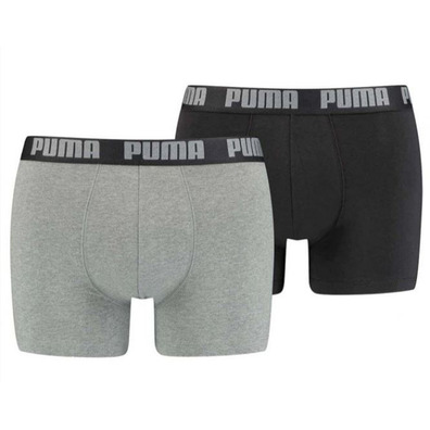 Lot de 2 boxers Puma Gris/Noir