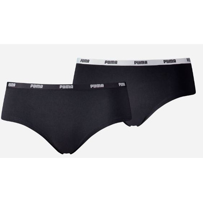 Pack 2 Slips Puma Hipsters Noir