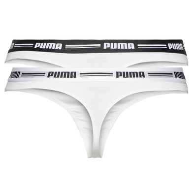 Lot de 2 tongs Puma Blanc