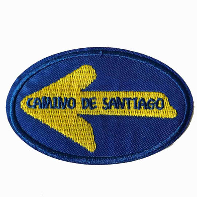 Broderie Parche Flecha Camino de Santiago ovaleado
