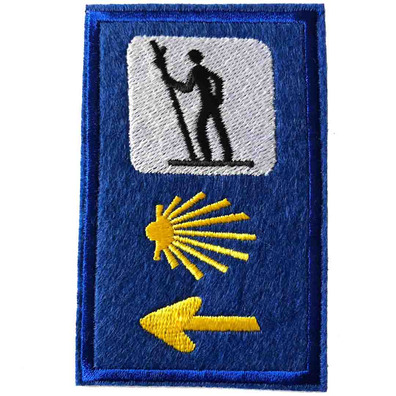 Broderie Parche Triple Bleu Signal