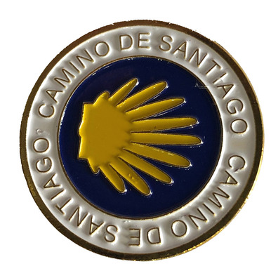 Épingle étoile ronde Camino de Santiago