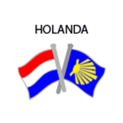 Pin Metal Flag Pays-Bas Voie Santiago