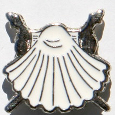 Pin Vieira métal blanc