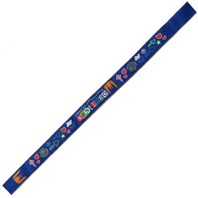 Bracelet en tissu Camino de Santiago coeurs 23