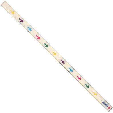 Bracelet en tissu Flèches colorées 58 Blanc