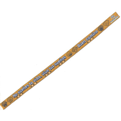 Bracelet en tissu Ne rêve pas ta vie, vis tes rêves jaune 204