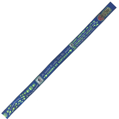 Bracelet en tissu Route jacobéenne 24 Bleu