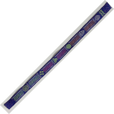 Bracelet en tissu symboles celtiques Camino de Santiago 35 violet