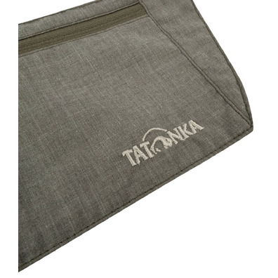 Sac banane MoneyBelt en peau de Tatonka Kaki vert