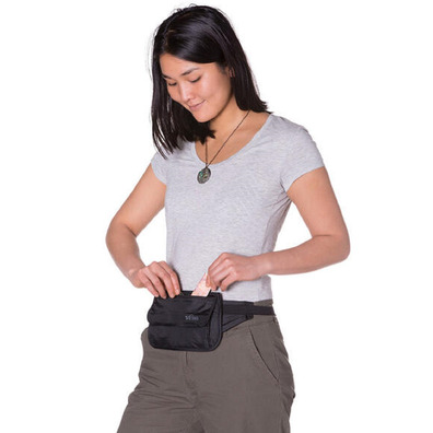 Pochette de taille en peau de Tatonka Noir