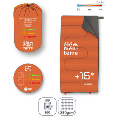 Gigoteuse Elementerre Grus Orange