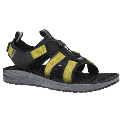 Sandale Bestard Cross Noir/Vert Citron