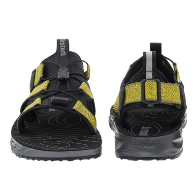 Sandale Bestard Cross Noir/Vert Citron