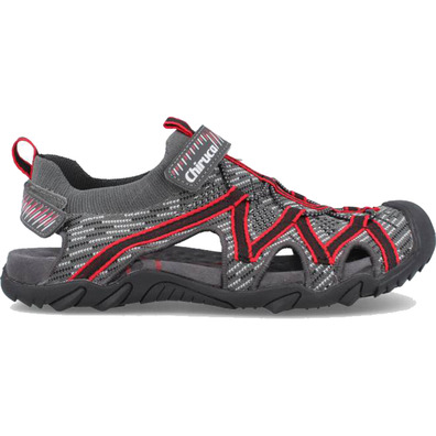 Chiruca Tahiti 19 Sandale Gris/Rouge
