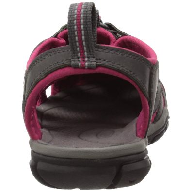 Sandalia Keen Clearwater CNX Cuir Gris/Fucsie