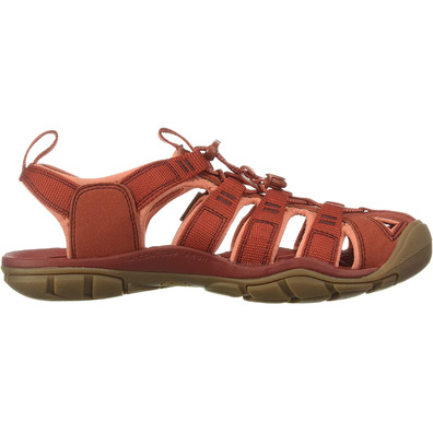 Sandalia Keen Clearwater CNX W Rojo / Corail