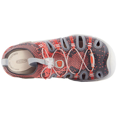 Sandalia Keen Evofit Un W Rouge/ Gris