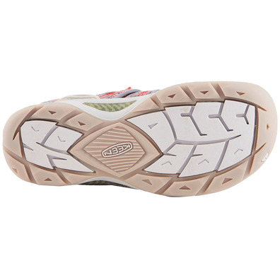 Sandalia Keen Evofit Un W Rouge/ Gris