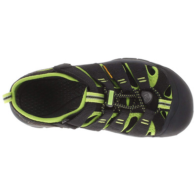 Sandalia Keen Newport H2 Enfants Noir/Lima