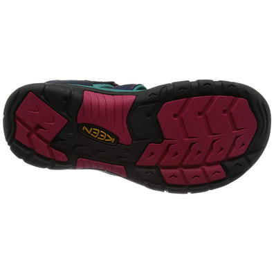 Sandalia Keen Newport H2 Jeunes Marino/Turquoise/Rosa
