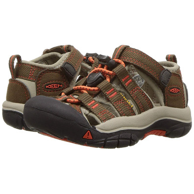 Sandalia Keen Newport H2 Jeunesse Marrón/Naranja