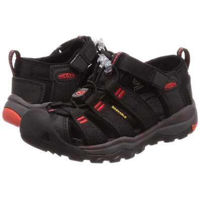 Sandalia Keen Newport Neo H2 Jeunes Noir/Rojo
