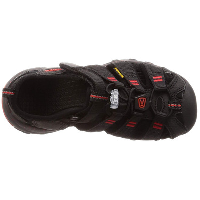 Sandalia Keen Newport Neo H2 Jeunes Noir/Rojo