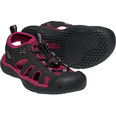 Sandalia Keen Solr W Noir/Fucsie