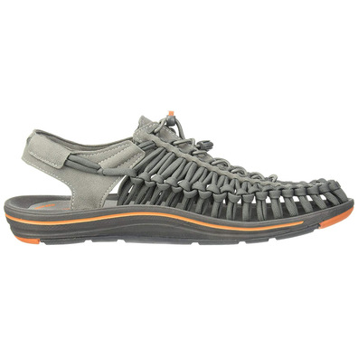 Sandalia Keen Uneek Flat Gris/Orange