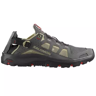 Sandale Salomon Techamphibian 5 Gris/Beige/Rouge