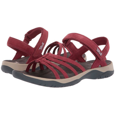 Sandalia Granate de cuir Teva Elzada