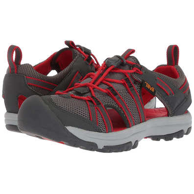 Sandalia Teva Manatee Petit Gris/Rojo