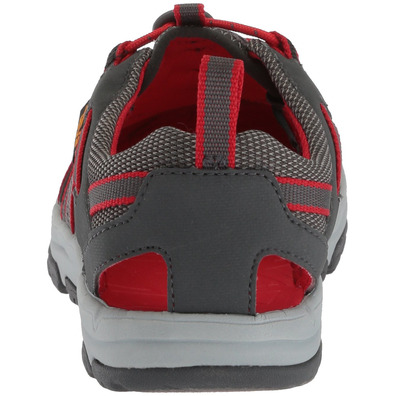 Sandalia Teva Manatee Petit Gris/Rojo