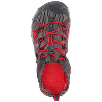 Sandalia Teva Manatee Petit Gris/Rojo