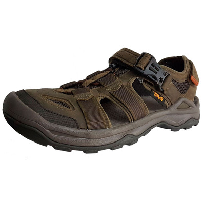 Sandalia Teva Omnium 2 Cuir Oliva Vert