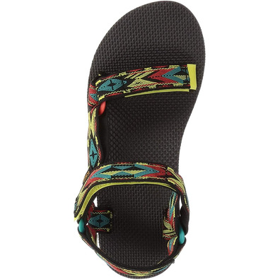 Sandalia Teva Original Universal W Jaune/Rojo/Azul