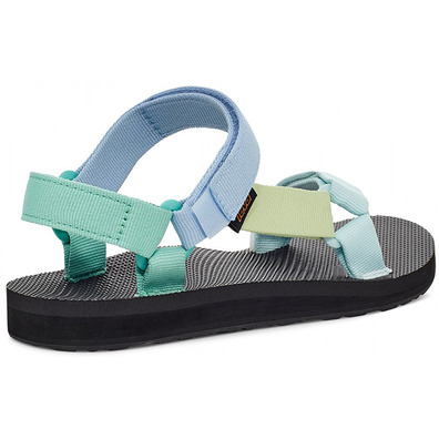 Sandales Teva Original Universal W Bleu / Vert
