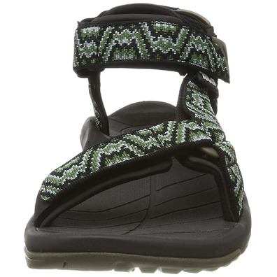 Sandalia Teva Terra Fi Lite Negro/Verte