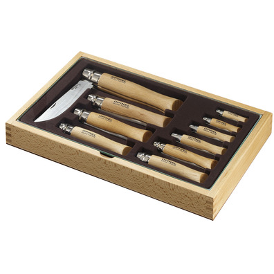 Ensemble Opinel Tradition inoxydable 10 Navajas