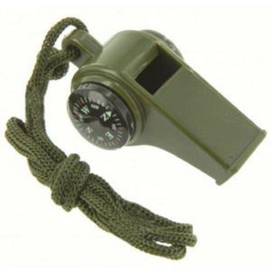Highlander Whistle 3 en 1 Ranger Sifflet Vert