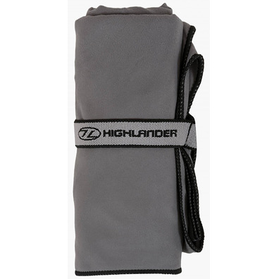 Serviette de voyage en microfibre Highlander XL Gris