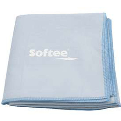 Serviette softee Body 180 x 100 cm. Bleu