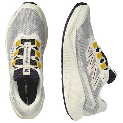 Chaussure Salomon Aero Blaze 3 GRVL GTX Blanche/Bleue