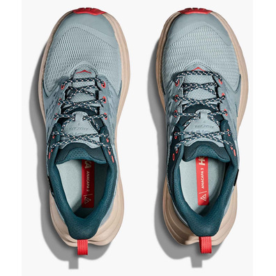 Chaussures Hoka Anacapa 2 Low GTX W Bleu/Corail