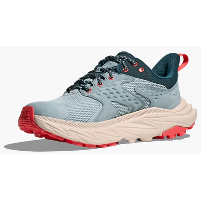 Chaussures Hoka Anacapa 2 Low GTX W Bleu/Corail