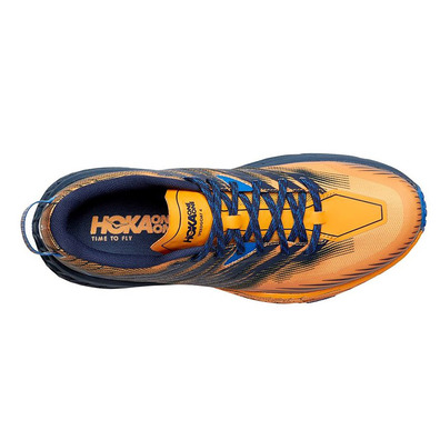 Chaussure Hoka Speedgoat 4 moutarde / marine